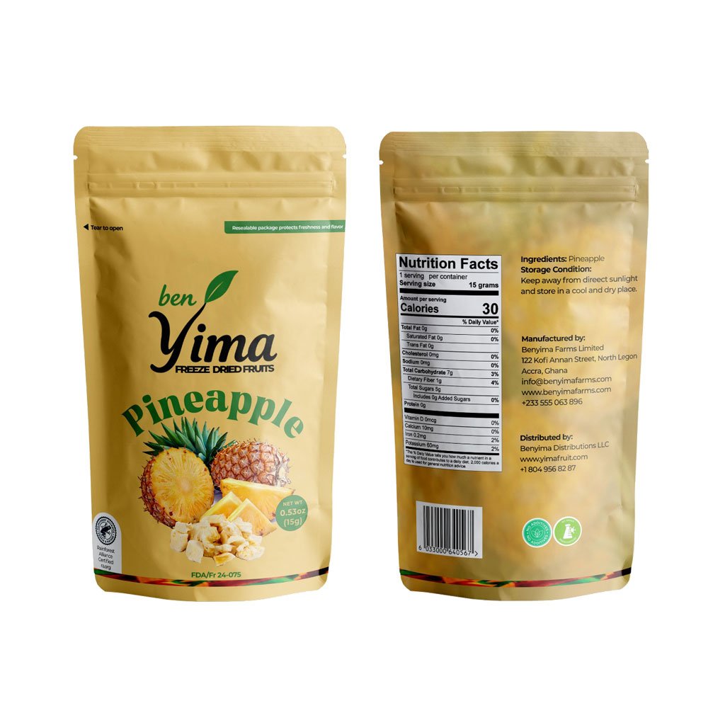 Freeze Dried Pineapple